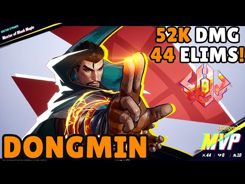 52k DMG ! DONGMIN INSANE DOCTOR STRANGE GAMEPLAY RIVALS SEASON 2.5 TOP 100