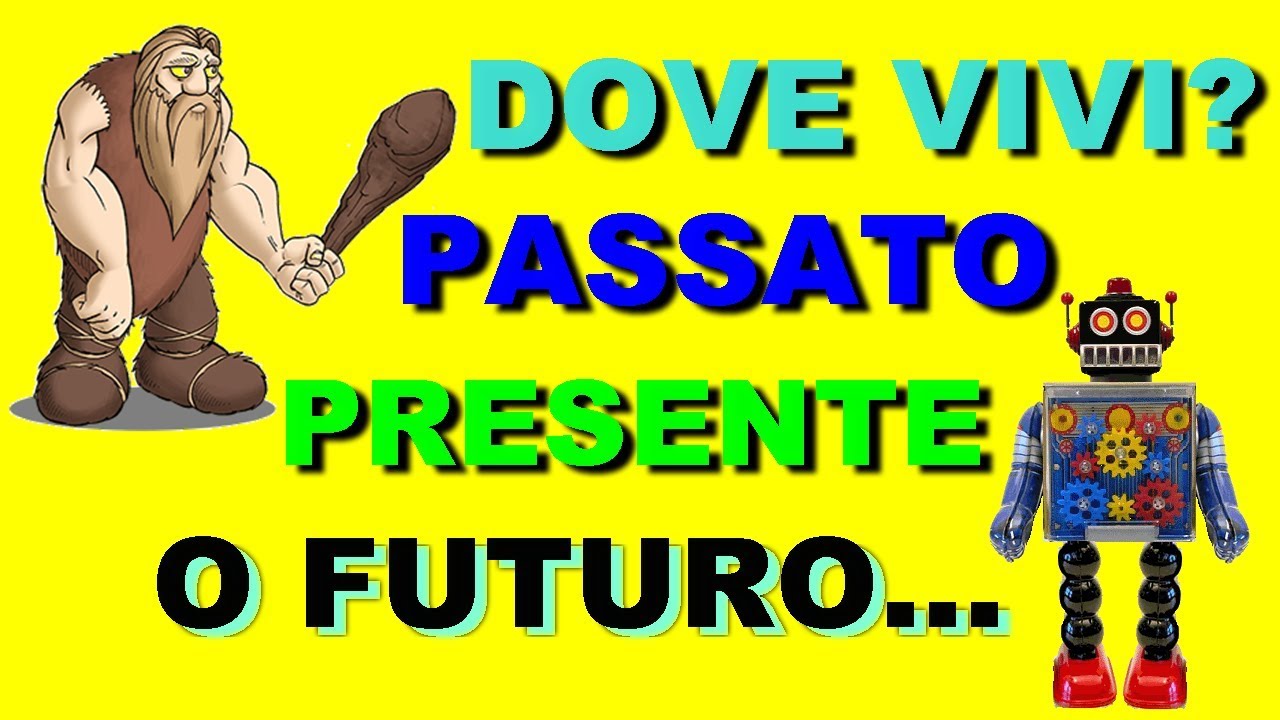DOVE VIVI...PASSATO, PRESENTE O FUTURO Scoprilo Con il Nostro Test Della Personalità
