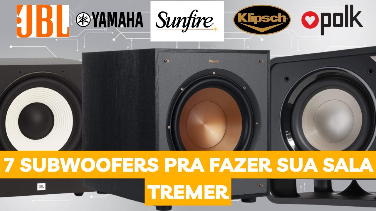 Esses subwoofers irão fazer seu home theater subir de patamar