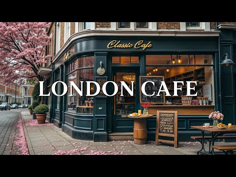 Morning London Café Ambience with Elegant Jazz ☕ Relaxing Bossa Nova Instrumentals for Work, Study
