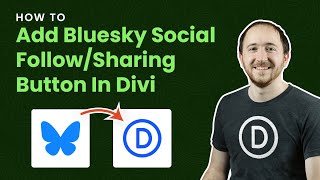 How To Add A Bluesky Social Follow Icon Or Social Sharing Button In Di