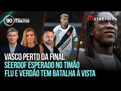 Palmeiras e Fluminense na Libertadores e Vasco dá 1º passo rumo à final da Sul-Americana