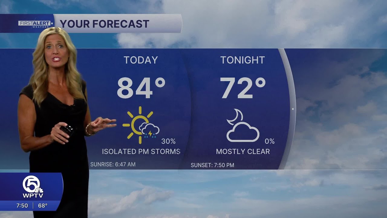 WPTV First Alert Weather Forecast for Morning of April 25, 2026