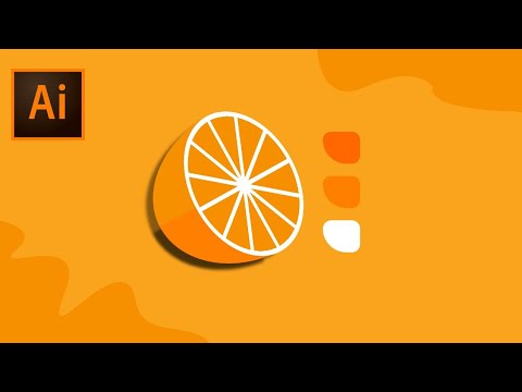 Orange tutorial in Adobe Illustrator- Adobe Illustrator tutorials for beginners- Rainfall Production