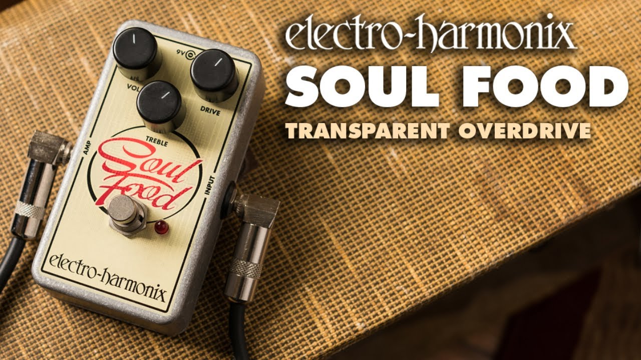 Electro Harmonix Soul Food Transparent Overdrive Pedal