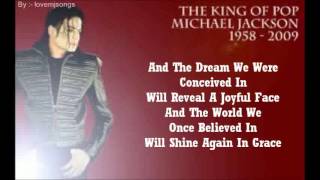 michael jackson - heal the world (lyrics)