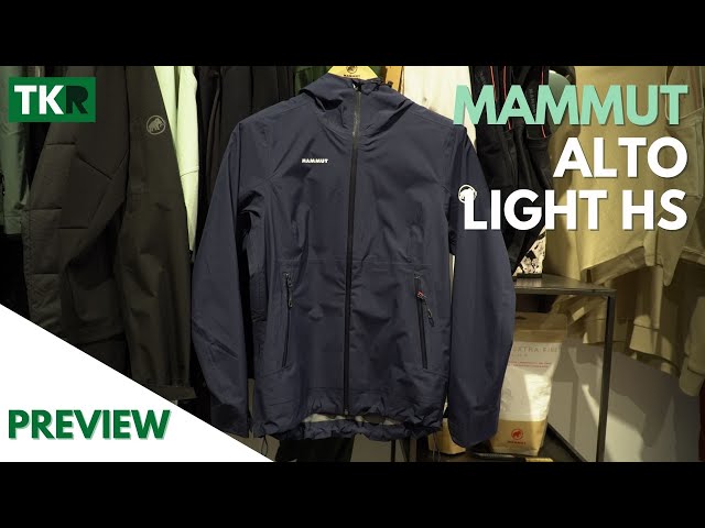 Vídeo relacionado con Mammut Chaqueta Hardshell para hombre, serie Alto Light, S, verde, con capucha, chaqueta funcional, de DRYtechnology 2.5 L, Woods, S
