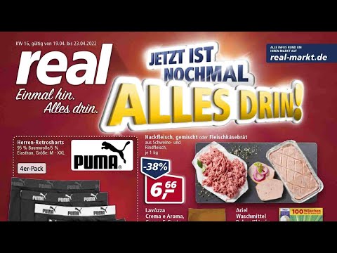 🛒 Real Katalog Prospekt 19. bis 23. April 2022 - Neuigkeiten, Angebote Deutschland 🇩🇪