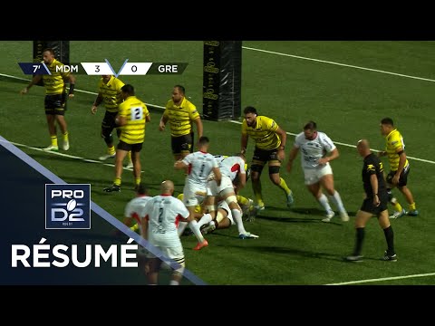 PRO D2 Saison 2025-2026 J07 - Résumé Stade Montois Rugby - FC Grenoble Rugby