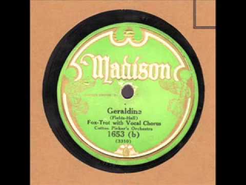 REDUX - "Geraldine" by Fred Hall's Orchestra [Cotton Picker's Orchestra] (1929)