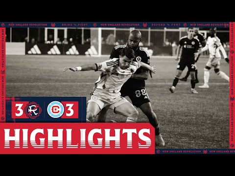 Highlights | Revs claw back twice in wild 3-3 draw with Fire in front of 27,293 fans in Foxborough