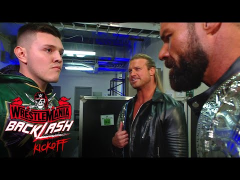 Dolph Ziggler & Robert Roode deliver Dominik Mysterio a beatdown: WrestleMania Backlash Kickoff Show