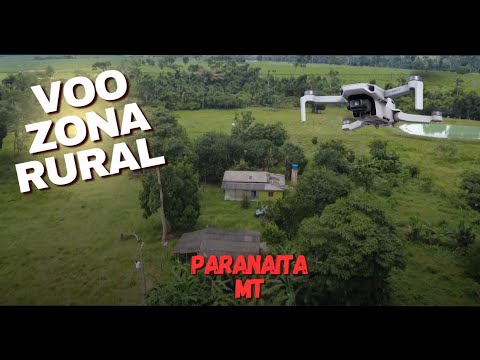 Voo perfeito bioma Amazônia: zona rural Paranaita MT 