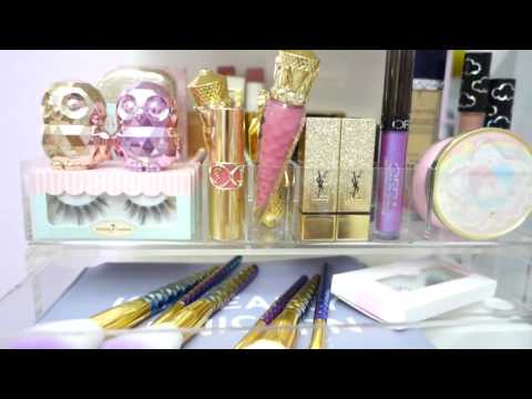 New Korres Morello Creamy lipsticks + makeup organization