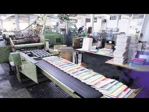 Notebook manufacturing process