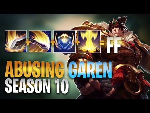 ABUSE THIS SEASON 10 GAREN BEFORE RIOT NERF IT! GAREN SEASON 10 TOP GAMEPLAY! - League of Legends