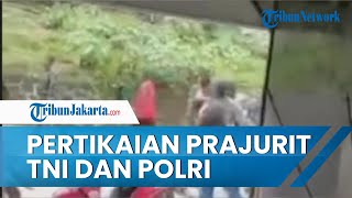 Viral Video Anggota TNI & Anggota Polri Saling Baku Hantam di Fakfak, Ternyata Pemicunya Hal Sepele