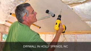 preview picture of video 'Thompson's Drywall & Home Improvement Drywall Holly Springs NC'