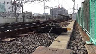 【ジョイント音】平面交差の阪急淡路駅