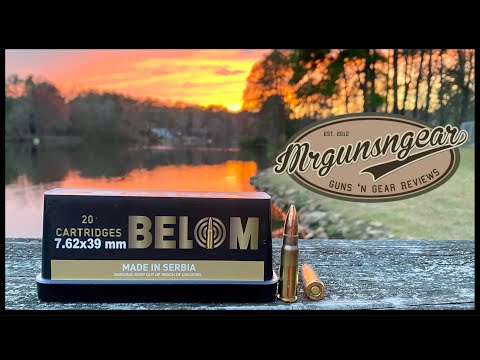 Belom Brass Case 7.62x39 Serbian Ammo Chronograph Test