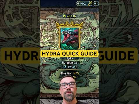 How to Build a 1-Key Nightmare Hydra Team in #raidshadowlegends #gaming #mmorpg