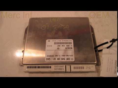 2001 Mercedes S430 0315450932 ABS MOD - mi.wreckingsolutions.com Used OEM Mercedes Parts - Di... OEM