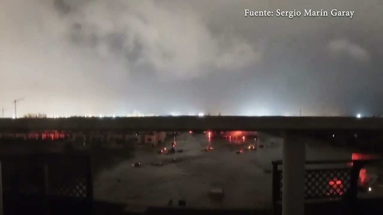 Así se inundó Alfafar: una cámara instalada en una terraza captó toda la tragedia
