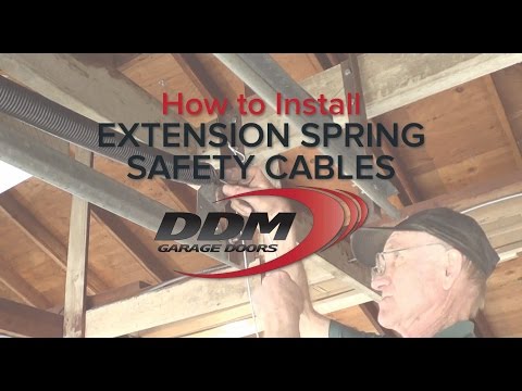 How to Install Extension Spring Safety Cables