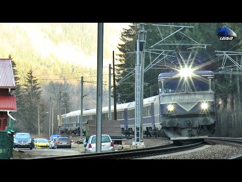060-EA1 41-0145-3 & IR1688"Tomis Express" Brașov-Bucuresti Nord-Constanța in Sinaia 27 February 2021