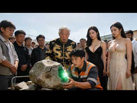 【Full】受人嘲笑的清潔工小夥竟是賭石大佬，一眼識破鬼眼賭王都看不透的帝王綠，輕鬆碾壓三大家族天才，美女總裁變賣家產跪求成婚！！#短劇 #逆襲 #爽劇