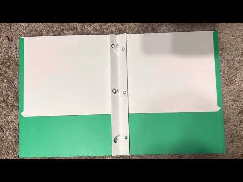 3 Prong Folder