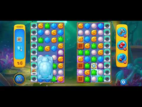 Fishdom level 10863 no boosters フィッシュダム ノーマル