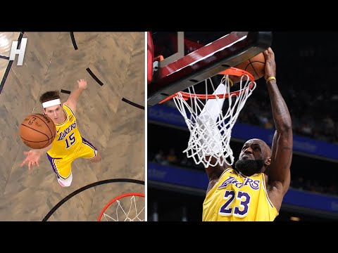 LeBron James Still Doing This 😱 INSANE Dunk Show vs Nets