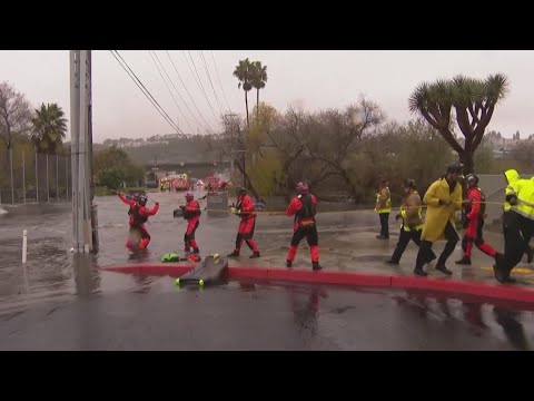 Storm flooding leads to dramatic rescues across San Diego on New Year’s Day