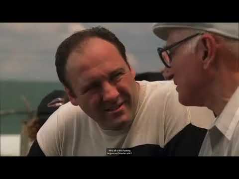 The Sopranos | Tony and Junior augustus octavian shit