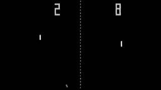 Original Atari PONG (1972) arcade machine gameplay