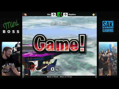 Mini Boss 5 SSBM Pools - Ginj (Fox) vs Napkins (Peach)