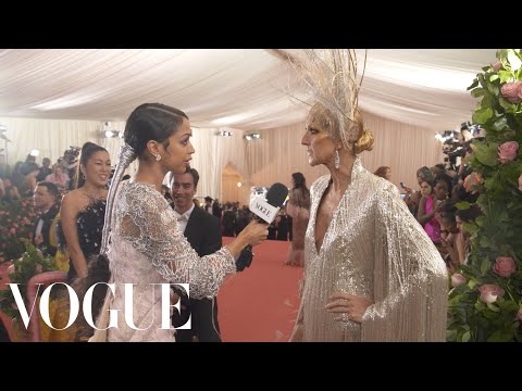 Céline Dion on Her Judy Garland-Inspired Met Gala Gown｜Met Gala 2019 With Liza Koshy｜Vogue (Céline Dion on Her Judy Garland-Inspired Met Gala Gown | Met Gala 2019 With Liza Koshy | Vogue)