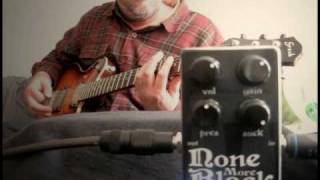 Video thumbnail for Menatone - None More Black  (high gain distortion pedal) by fatback2
