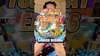 2PACK TUESDAY EPISODE 56! NEW SET CHAOS RISING! #pokemon #pokemoncards #pokemontcg #tcg #shorts