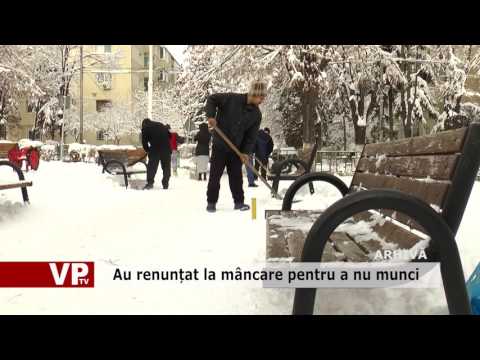 Au renunțat la mâncare pentru a nu munci