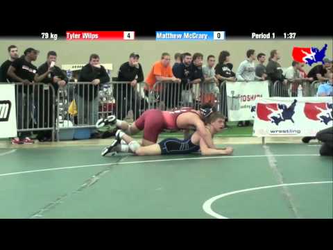 Tyler Wilps vs. Matthew McCrary at 2013 ASICS University Nationals - FS