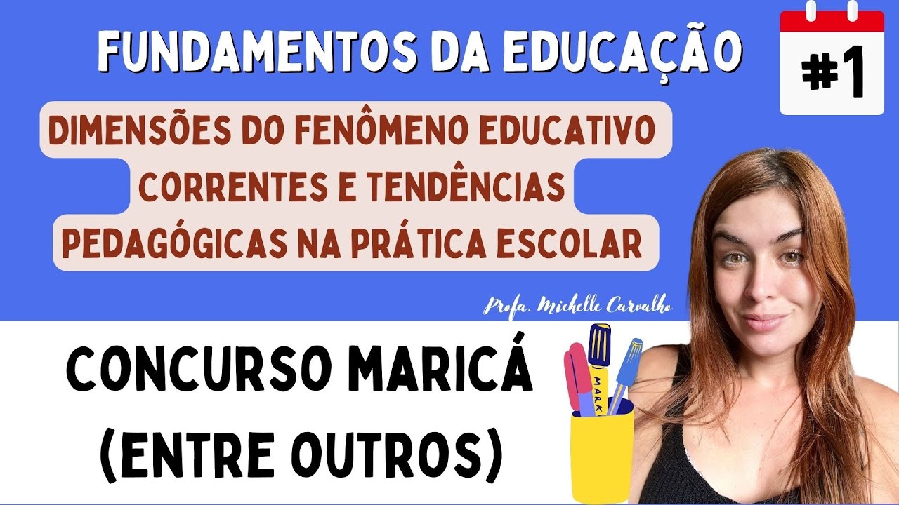 |Fundamentos da Educação -  Maricá| Correntes e Tendências Pedagógicas na Prática Escolar