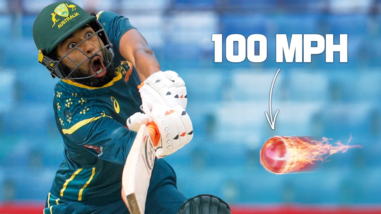 Can an NFL star survive a 100mph cricket ball?