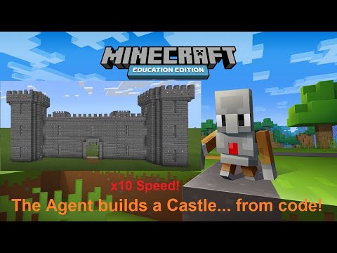 Shane Saxby - The Agent Builds a Castle (x10 speed) Minecraft Education Edition