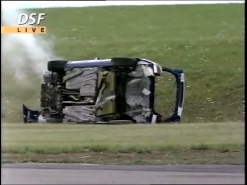 STW Zweibrücken 1996 Race 1 Huge crash Hughes