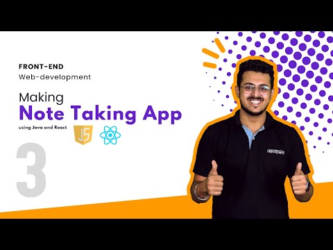 Note Taking App Using Javascript And Reactjs Day 03