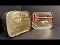 1945 RAF Emergency Rations & 1900 British Perfectly Preserved Tin Review MRE Tasting Test