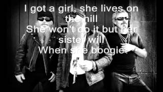 ZZ Top- Tube Snake Boogie (lyrics)