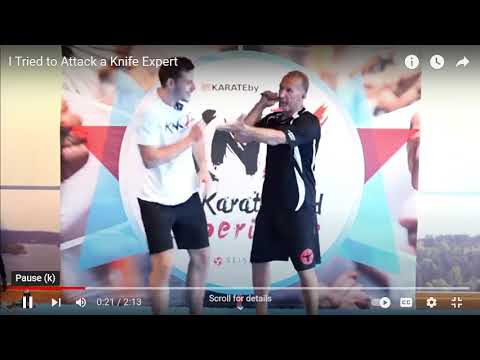 Rokas Reaction Video I Tried to Attack a Knife Expert Martial Arts Journey